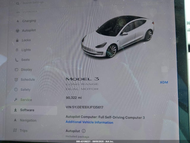 Tesla 2018 2018 5YJ3E1EBXJF135617 Image 15
