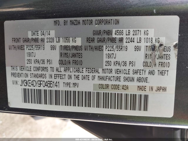 JM3KE4DY9F0466141 Mazda py