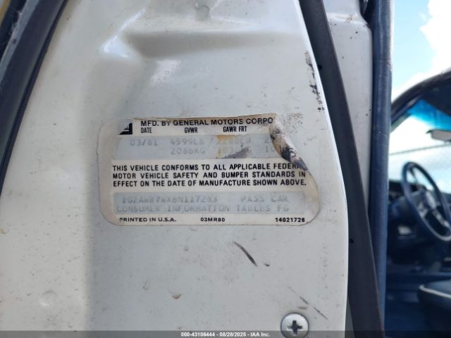 1981 PONTIAC FIREBIRD 1G2AW87WXBN117283 Photo 8