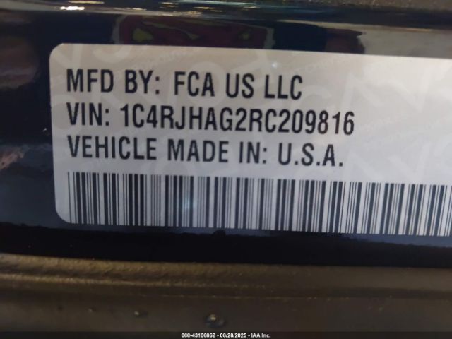 2024 JEEP GRAND CHEROKEE 1C4RJHAG2RC209816 Photo 8