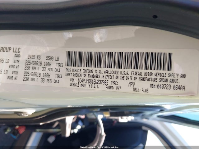 Jeep Cherokee 2014 1C4PJMDS1EW237065 Image 8