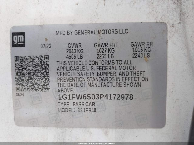 2023 CHEVROLET BOLT EV 1G1FW6S03P4172978 Photo 8