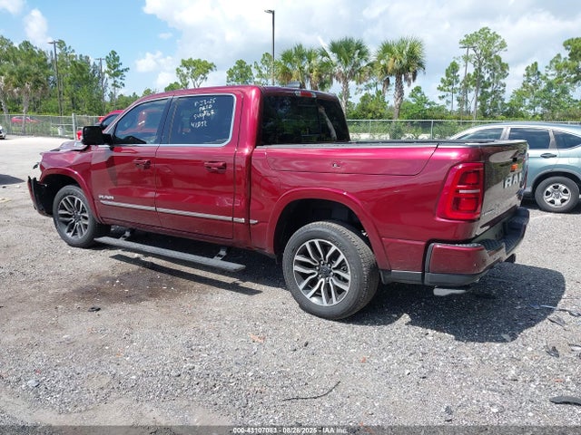 43107083 :رقم المزاد ، 1C6SRFHP9SN677807 vin ، 2025 Ram 1500 Limited  4x4 5'7 Box مزاد بيع