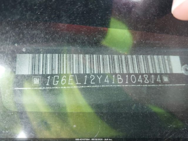 2001 CADILLAC ELDORADO 1G6EL12Y41B104814 Photo 8