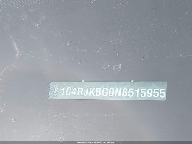 1C4RJKBG0N8515955 Jeep GRAND CHEROKEE L