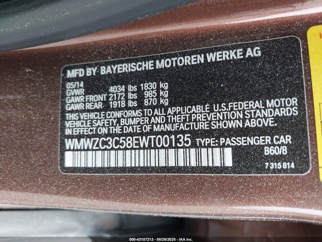 WMWZC3C58EWT00135 Mini Countryman
