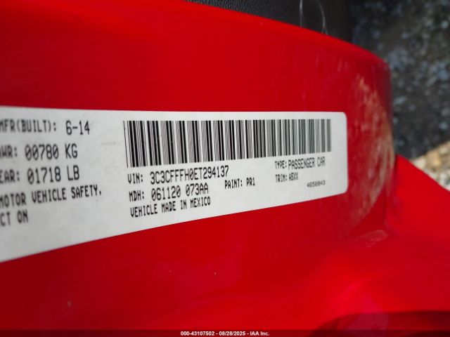 2014 FIAT 500 3C3CFFFH0ET294137 Photo 8