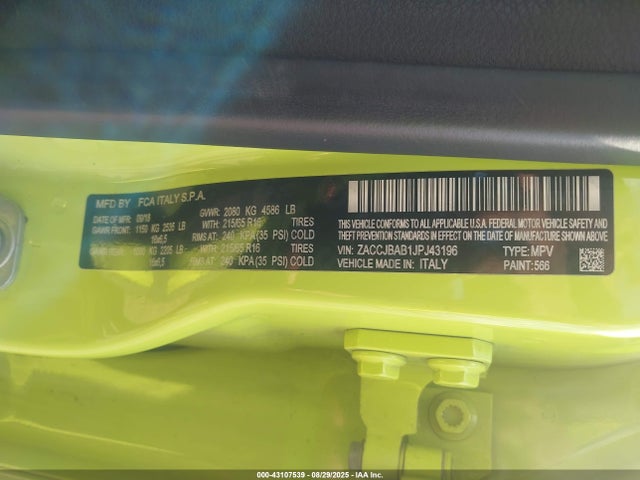 Jeep 2018 2018 ZACCJBAB1JPJ43196 Image 9