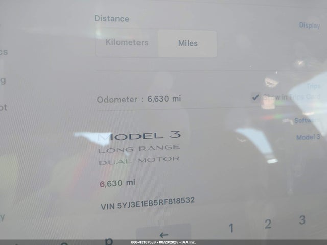 2024 TESLA MODEL 3 5YJ3E1EB5RF818532 Photo 6