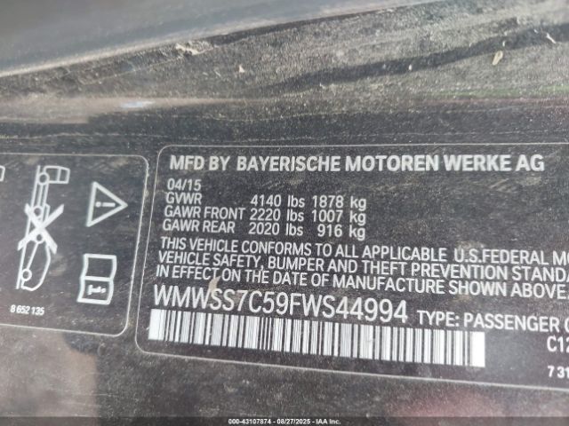 2015 MINI PACEMAN WMWSS7C59FWS44994 Photo 8