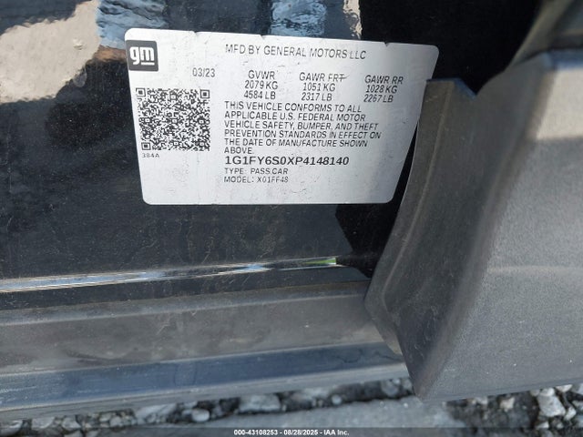 1G1FY6S0XP4148140 Chevrolet 2023