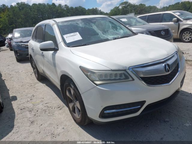 2014 ACURA MDX 5FRYD4H26EB014397 Photo 0