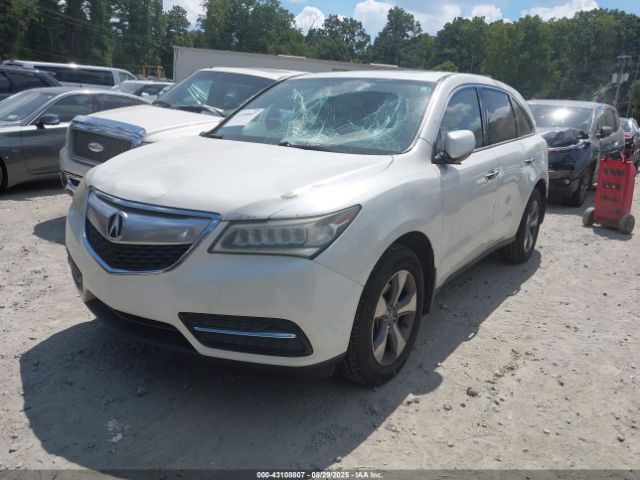 2014 ACURA MDX 5FRYD4H26EB014397 Photo 1
