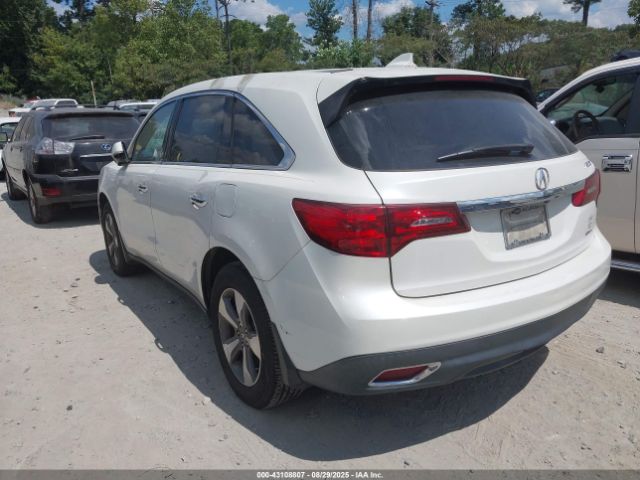 2014 ACURA MDX 5FRYD4H26EB014397 Photo 2