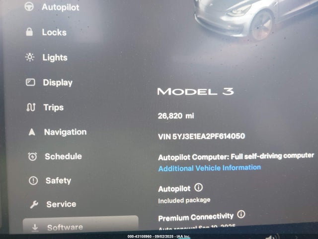2023 TESLA MODEL 3 5YJ3E1EA2PF614050 Photo 6