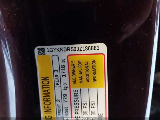 2018 CADILLAC XT5 1GYKNDRS6JZ186883 Photo 8