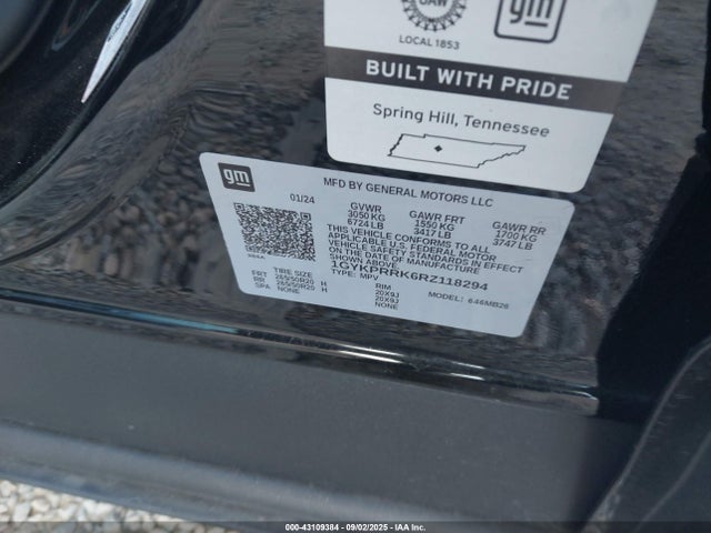 1GYKPRRK6RZ118294 Cadillac x0d + ec6