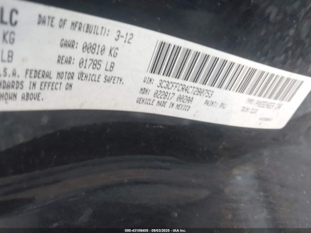 2012 FIAT 500 3C3CFFCR4CT280753 Photo 8