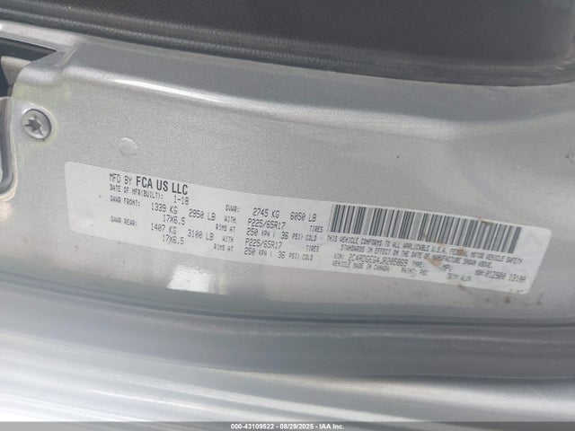 2C4RDGEG4JR205869 Dodge Grand Caravan