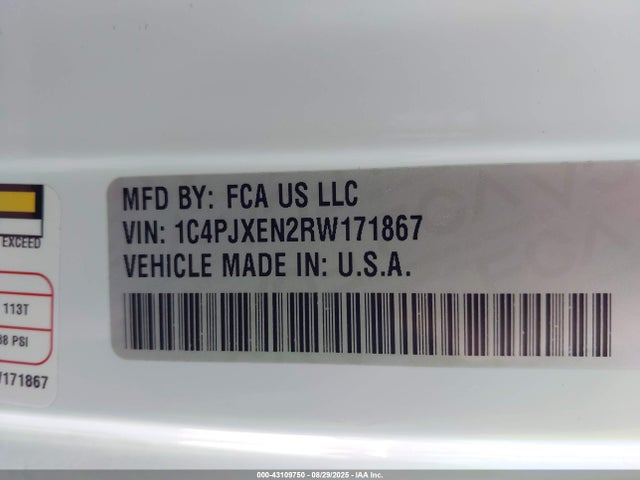 1C4PJXEN2RW171867 Jeep Wrangler
