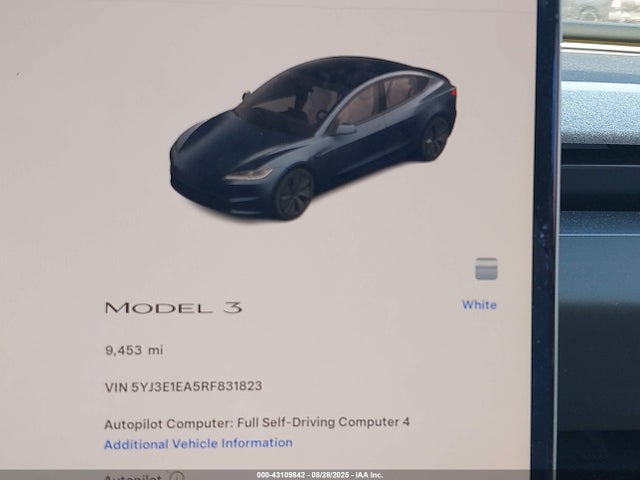 Tesla MODEL 3 2024 5YJ3E1EA5RF831823 Image 7