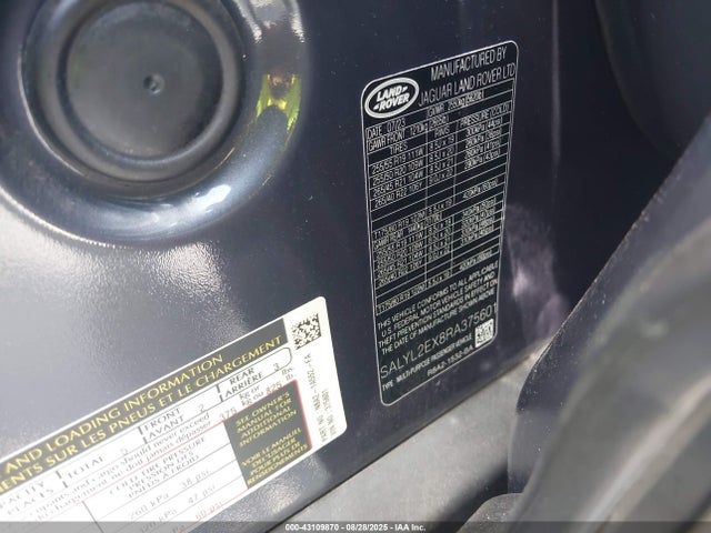 SALYL2EX8RA375601 Land Rover aj20-p