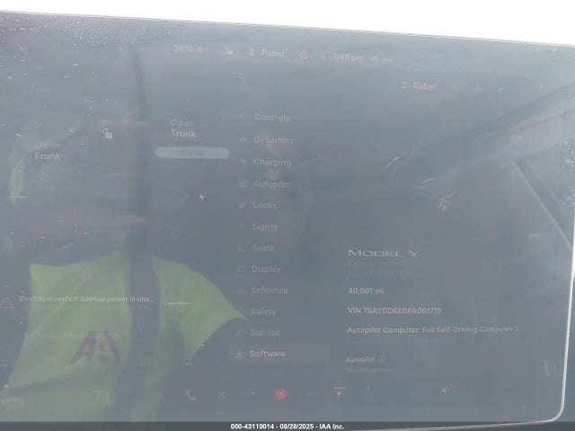 2023 TESLA MODEL Y 7SAYGDEE6PA061715 Photo 6