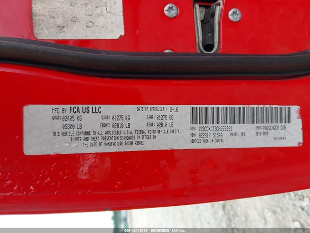 Dodge Charger 2016 2C3CDXCT3GH222221 Image 9