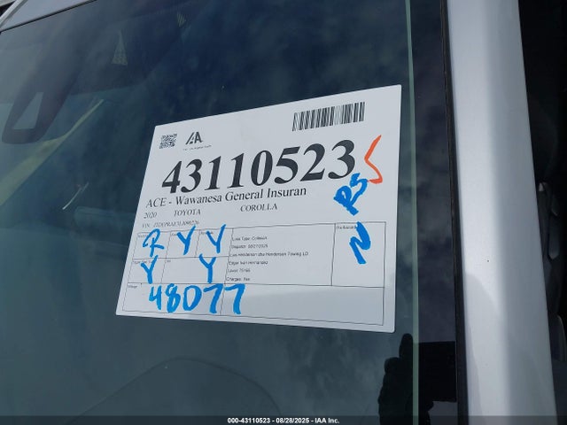 JTDEPRAE3LJ090226 Toyota 2zr-fae