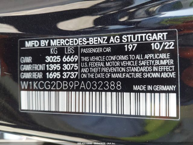 2023 MERCEDES-BENZ EQS 450+ W1KCG2DB9PA032388 Photo 8