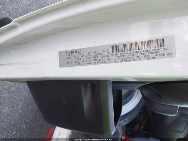 RAM 2019 2019 3C6TRVDG2KE563107 Image 9