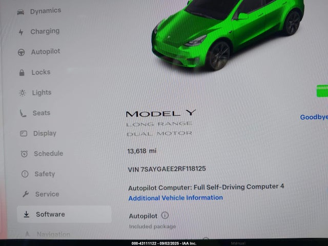 2024 TESLA MODEL Y 7SAYGAEE2RF118125 Photo 6