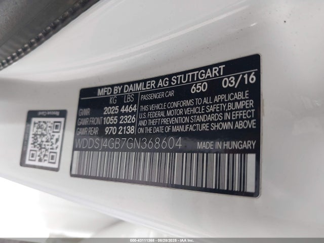 Mercedes-Benz CLA-Class 2016 WDDSJ4GB7GN368604 Image 9