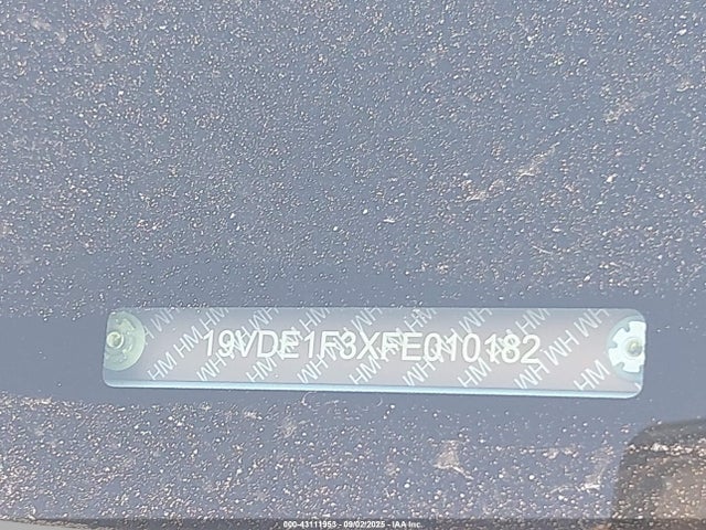 Acura r20a5 2015 19VDE1F3XFE010182 Image 9
