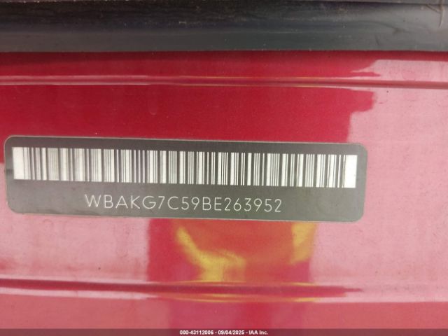 2011 BMW 335I WBAKG7C59BE263952 Photo 8