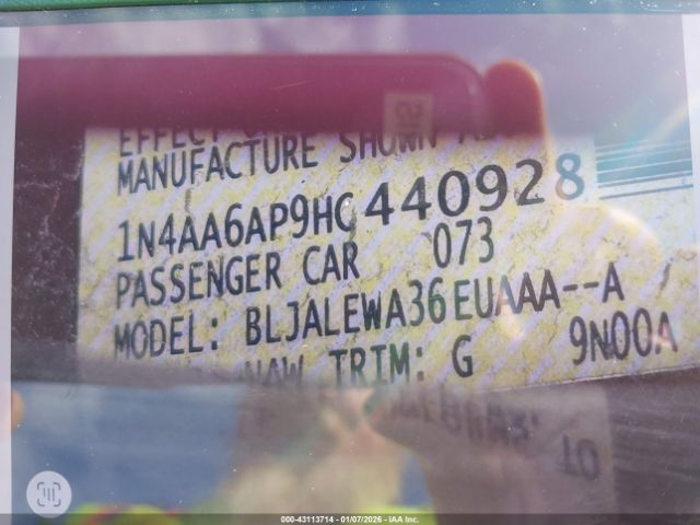 2017 NISSAN MAXIMA 1N4AA6AP9HC440928 Photo 8