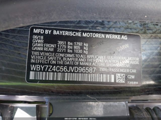 2018 BMW I3 WBY7Z4C56JVD96587 Photo 8
