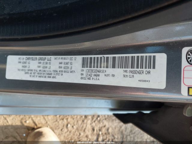 2013 CHRYSLER 200 1C3CCBCG3DN601814 Photo 8