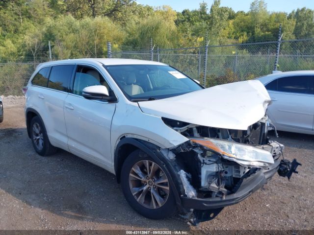 2016 TOYOTA HIGHLANDER 5TDBKRFH0GS258398