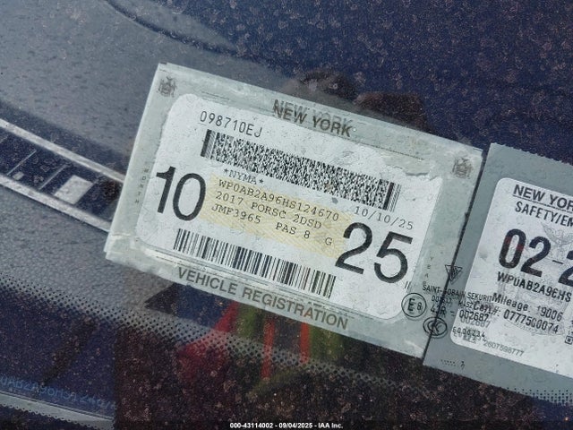 Porsche 911 2017 WP0AB2A96HS124670 Image 12