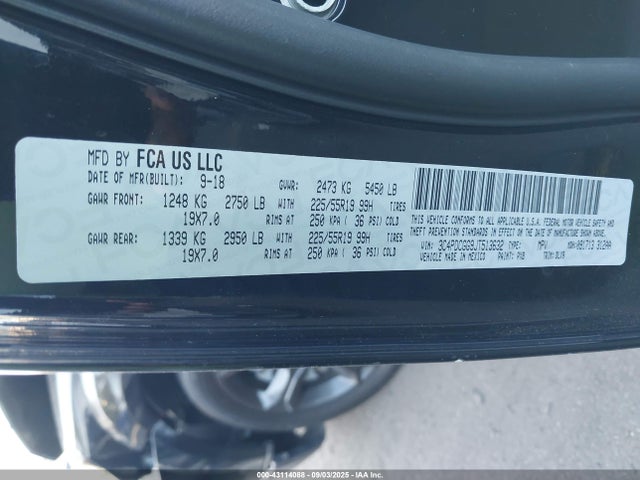 Dodge 2018 2018 3C4PDCGG9JT513632 Image 9