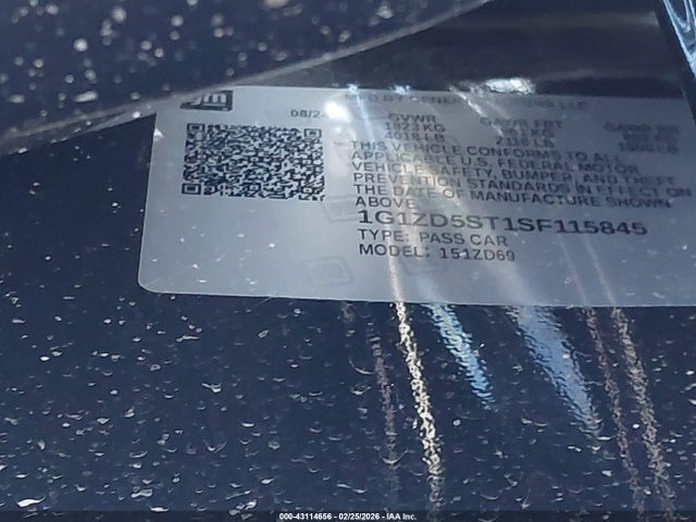 2025 CHEVROLET MALIBU 1G1ZD5ST1SF115845 Photo 8