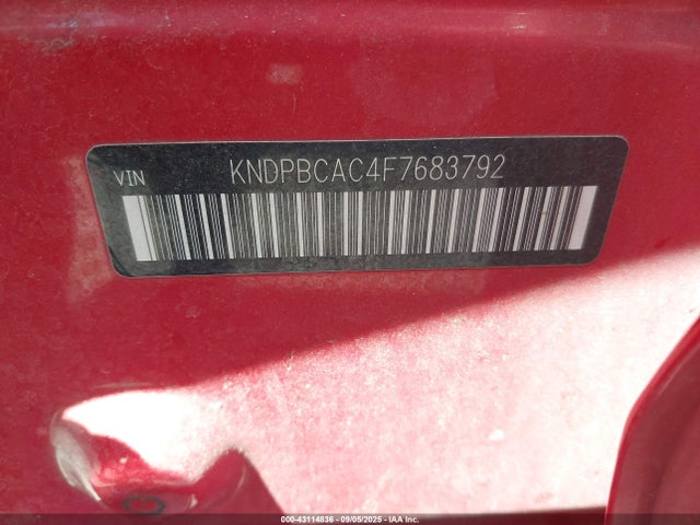 KIA dohc gdi theta ii 2015 KNDPBCAC4F7683792 Image 9