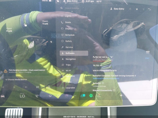 5YJYGDEF9MF097970 Tesla 2021