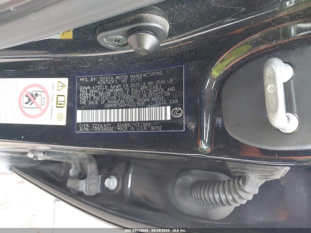 58ABK1GG4HU051666 Lexus 2gr-fe