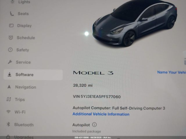 2023 TESLA MODEL 3 5YJ3E1EA5PF577060 Photo 6