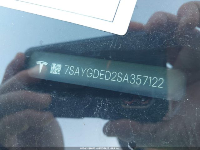 2025 TESLA MODEL Y 7SAYGDED2SA357122 Photo 8