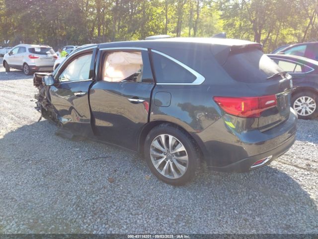 2015 ACURA MDX 5FRYD4H41FB024872 Photo 2
