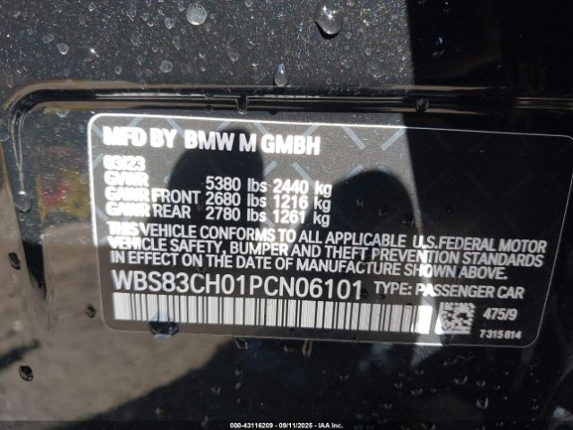 2023 BMW M5 WBS83CH01PCN06101 Photo 8