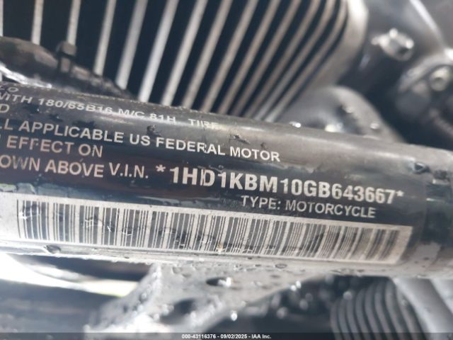 2016 HARLEY-DAVIDSON FLHX 1HD1KBM10GB643667 Photo 9